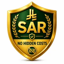 No hidden costs – fixed SAR price guaranteed before every trip