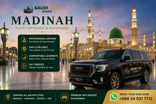 Taxi Service in Madinah – Saudi Cabs GMC